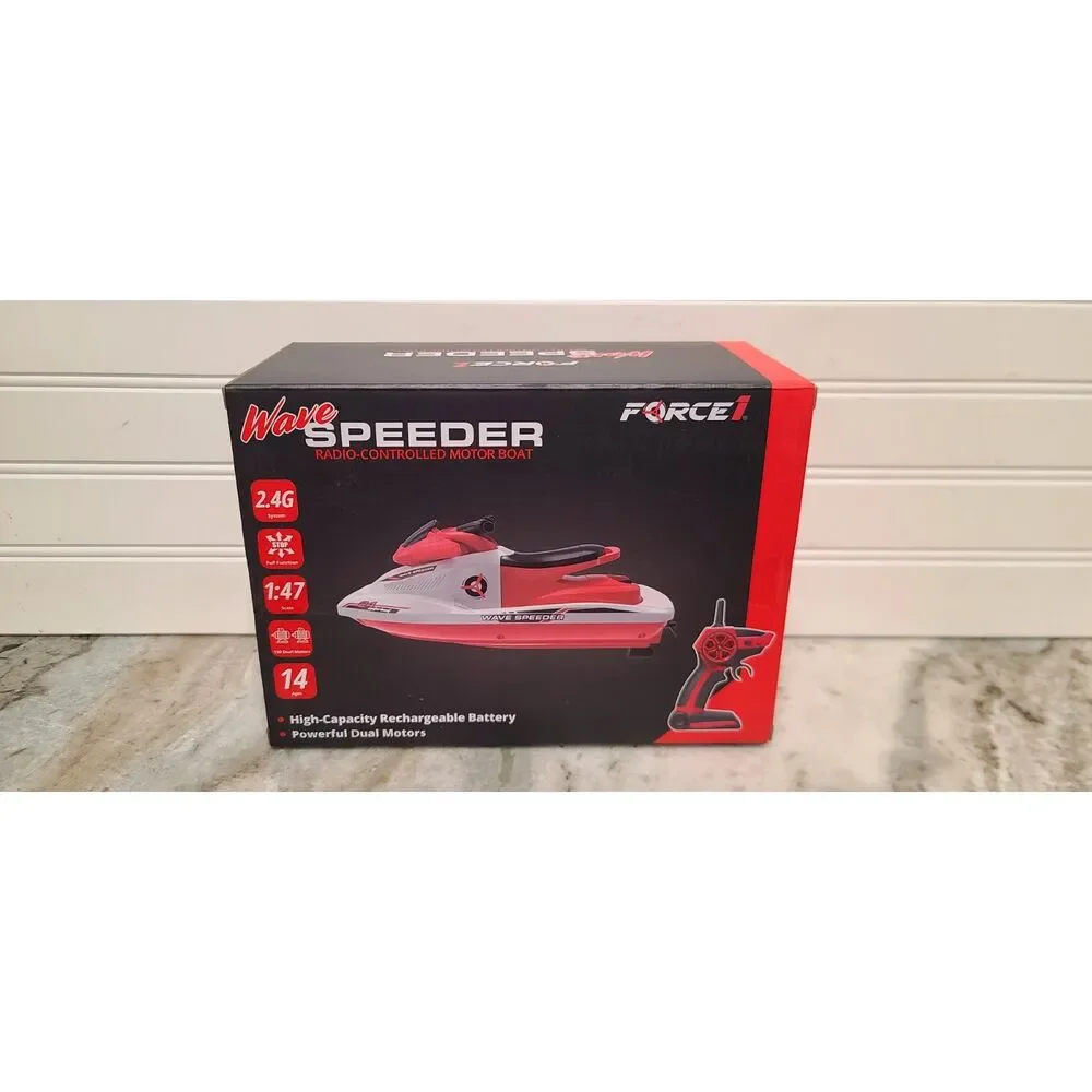 Force 1 Wave Speeder Radio Control Motor Boat NEW